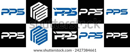 PPS logo. P P S design. White PPS letter. PPS, P P S letter logo design. Initial letter PPS linked circle uppercase monogram logo.  S letter logo vector design. top , Most Recent, Featured,