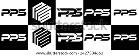 PPS logo. P P S design. White PPS letter. PPS, P P S letter logo design. Initial letter PPS linked circle uppercase monogram logo.  S letter logo vector design. top , Most Recent, Featured,