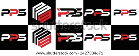 PPS logo. P P S design. White PPS letter. PPS, P P S letter logo design. Initial letter PPS linked circle uppercase monogram logo.  S letter logo vector design. top , Most Recent, Featured,