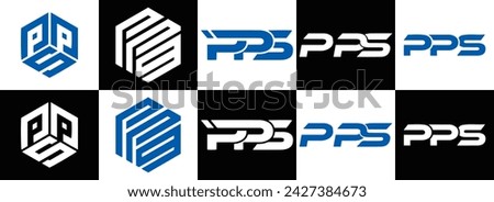 PPS logo. P P S design. White PPS letter. PPS, P P S letter logo design. Initial letter PPS linked circle uppercase monogram logo.  S letter logo vector design. top , Most Recent, Featured,