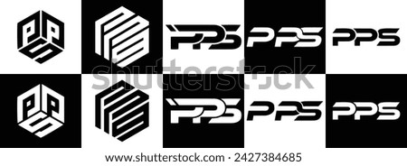 PPS logo. P P S design. White PPS letter. PPS, P P S letter logo design. Initial letter PPS linked circle uppercase monogram logo.  S letter logo vector design. top , Most Recent, Featured,