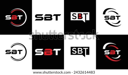 SBT logo. S B T design. White SBT letter. SBT, S B T letter logo design. Initial letter SBT linked circle uppercase monogram logo.  design. top logo, Most Recent, Featured,