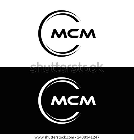 MCM logo. M C M design. White MCM letter. MCM, M C M letter logo design. Initial letter MCM linked circle uppercase monogram logo. design. top logo, Most Recent, Featured,