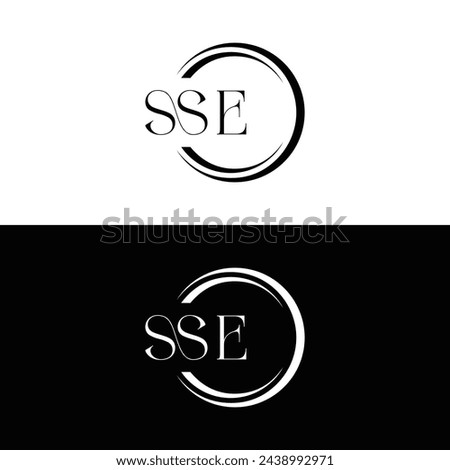 SSE logo. S S E design. White SSE letter. SSE, S S E letter logo design. Initial letter SSE linked circle uppercase monogram logo. design. top logo, Most Recent, Featured,