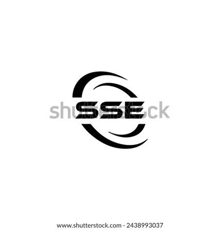 SSE logo. S S E design. White SSE letter. SSE, S S E letter logo design. Initial letter SSE linked circle uppercase monogram logo. design. top logo, Most Recent, Featured,
