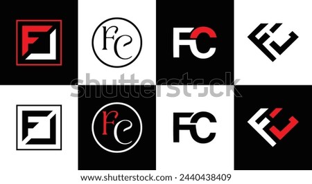FC logo. F C design. White FC letter. FC, F C letter logo design. Initial letter FC linked circle uppercase monogram logo. design. top logo, Most Recent, Featured,
