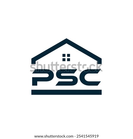 PSC logo. P S C design. White PSC letter. PSC, P S C letter logo design. P S C letter logo design in GOLD,