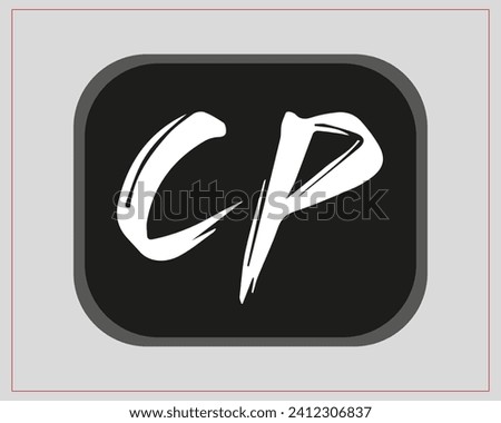 NEW BEST CP creative initial latter logo.CP abstract.CP latter vector Design.CP Monogram logo design .