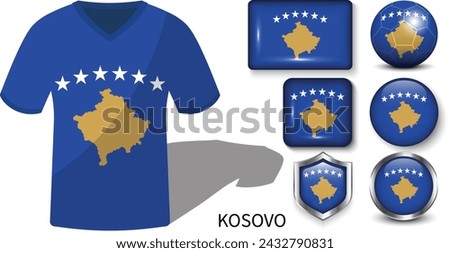 The football jerseys of Kosovo, Kosovo Flag Collection