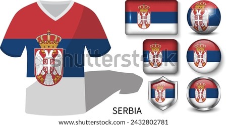 Football jerseys of Serbia, Serbia Flag Collection