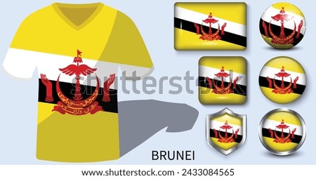 Brunei Flag Collection, Football jerseys of Brunei