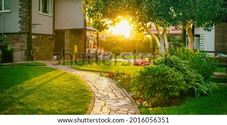 Similar – Image, Stock Photo Plot Garden Grass Meadow