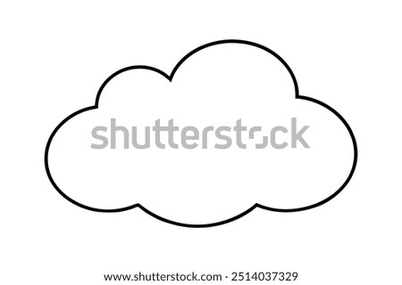 Cloud icon vector illustration design