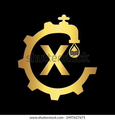 Chat Logo combine with letter X vector template