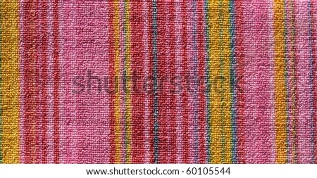 Pretty striped beach towel useful as a background pattern