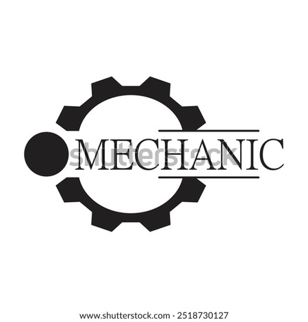 gear mechanic logo icon vector