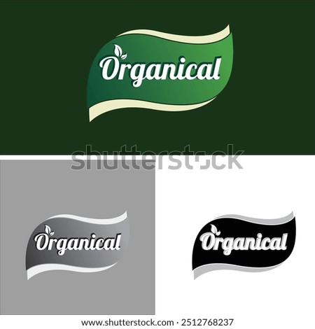 Creative Organic Food logo design.