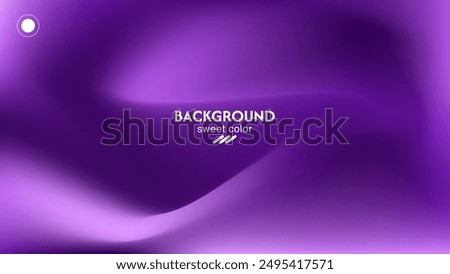 Light purple wave abstract background. Gradient. The surface texture of the fabric is firm. Dark colored background with space for design. Plum eggplant color combination