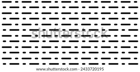 Dashed line pattern. code background for Cryptography isolated on white Background