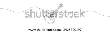 Similar – Image, Stock Photo Musician playing guitar and singing