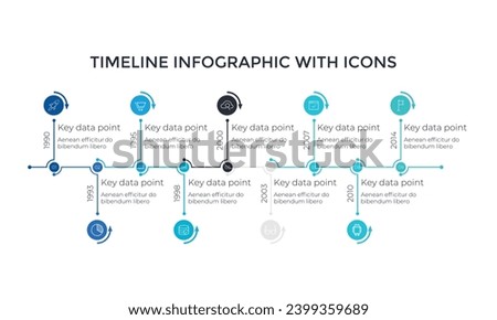 Timeline infographics design with arrows, workflow or process diagram, flowchart, vector eps10 illustration