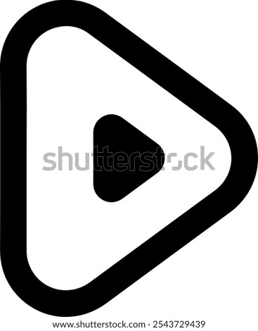 Play Button  Icon Design For Personal and Commercial Use 