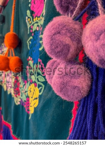 Image, Stock Photo Woollen blanket Handcrafts