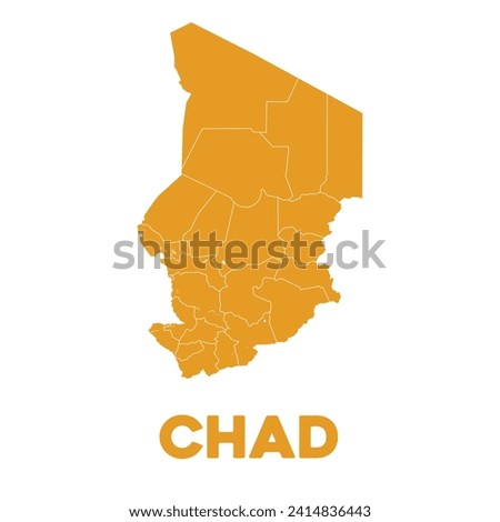 Detailed Vector Chad Map Design