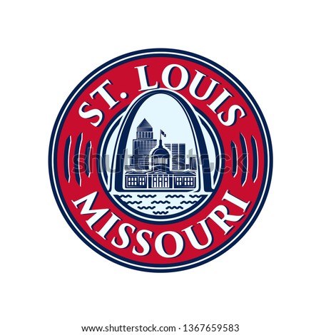 St. Louis logo. Saint Louis design template. Vector and illustrations.