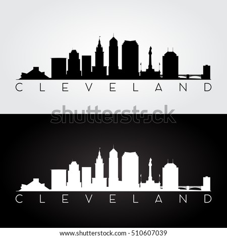 Cleveland Skyline Outline | Free download on ClipArtMag