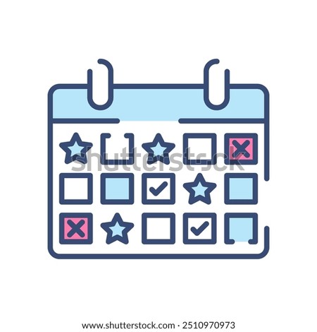 Event Fill Color Icon, Vector illustration