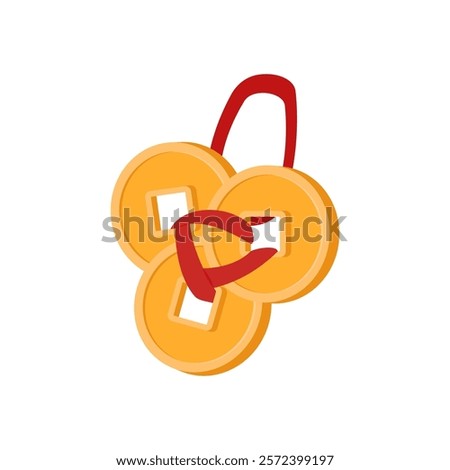 Amulet, China Symbols Vector Illustration