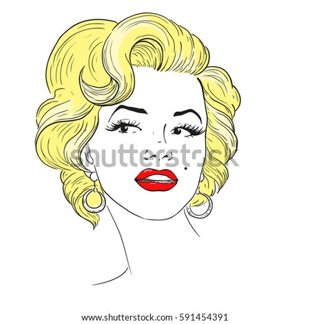 Marilyn Monroe Image | Download Free Vector Art | Free-Vectors