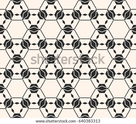 Lace vector texture, subtle seamless pattern. Abstract monochrome delicate background, hexagonal lattice, angular geometric shapes, thin lines. Design element for prints, decor, textile, fabric, cloth