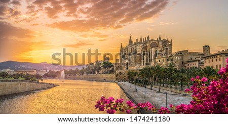 Similar – Image, Stock Photo Sunset on Mallorca Majorca