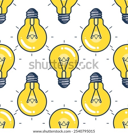 Pattern of yellow light bulbs with a light shining on them. The light bulbs are arranged in a grid, with some bulbs overlapping each other. Scene is bright and cheerful