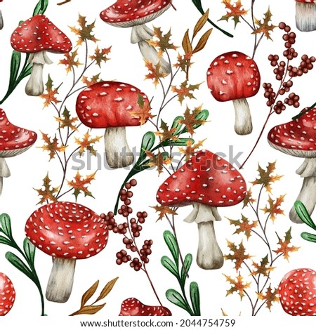 Similar – Image, Stock Photo fly agaric Mushroom