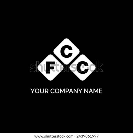 FCC letter logo design on white background. FCC logo. FCC creative initials letter Monogram logo icon concept. FCC letter design