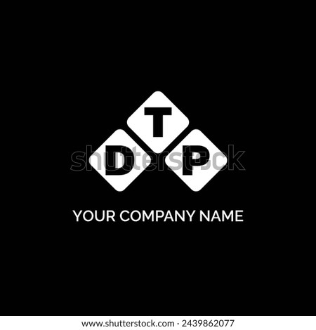 DTP letter logo design on white background. DTP logo. DTP creative initials letter Monogram logo icon concept. DTP letter design