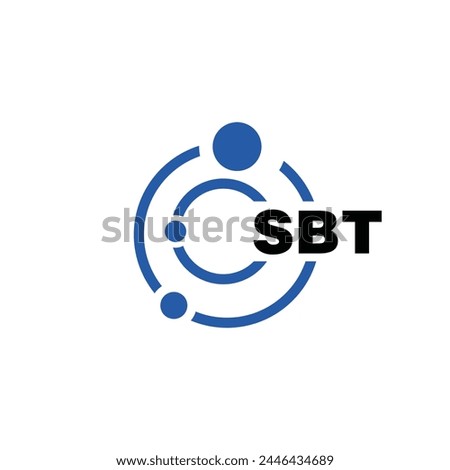 SBT letter logo design on white background. SBT logo. SBT creative initials letter Monogram logo icon concept. SBT letter design