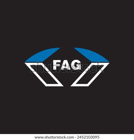 FAG letter logo design on white background. FAG logo. FAG creative initials letter Monogram logo icon concept. FAG letter design