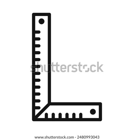 Combined Ruler Icon for Measurement and Design Tools