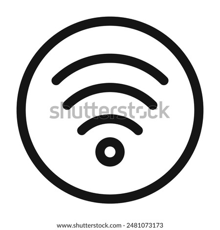 High-Speed Wifi Connectivity Icon for Reliable Internet Access