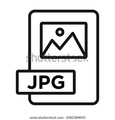 JPG Icon Pack Digital Image Format Illustrations for Photography and Graphic Design