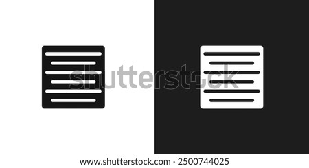 Align center icon line art vector