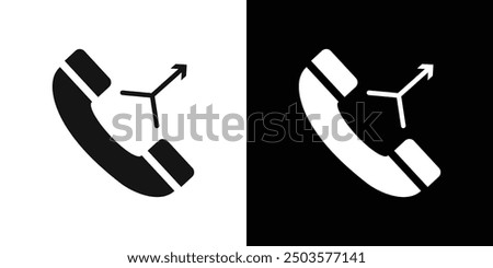 merge call icon line art vector