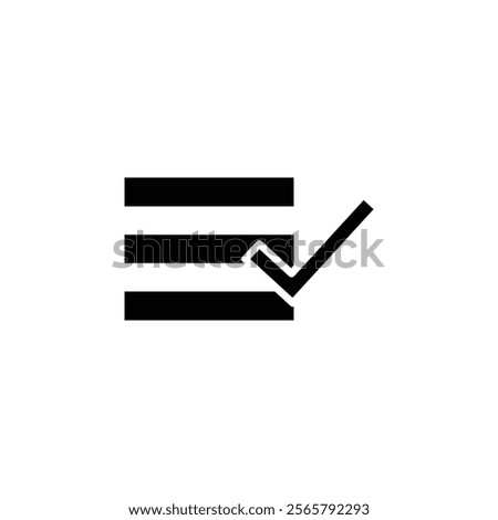 Select all icon Vector flat thin line illustration