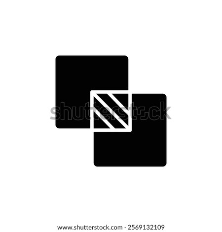 Opacity icon Vector flat thin line illustration