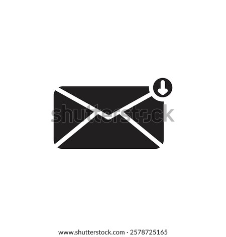 Inbox icon Thin line art collection