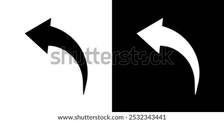 Undo arrow sign icon linear logo isolated